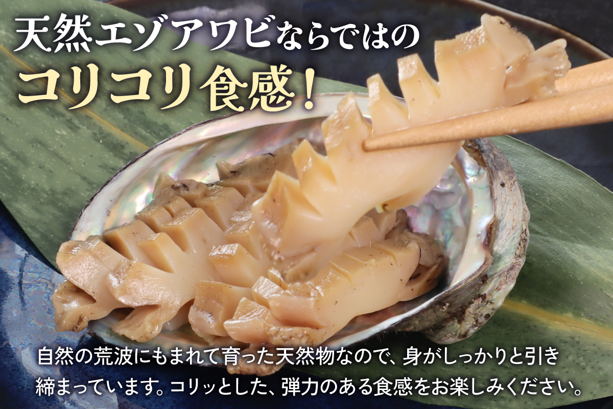 	【産地直送】北海道留萌産天然冷凍エゾアワビ3～5個 冷凍 魚貝 貝 殻付 海鮮 海産物 海の幸 魚介 魚介類 刺身 刺し身 お刺身 アワビ 鮑 エゾアワビ 留萌産 R006-008 