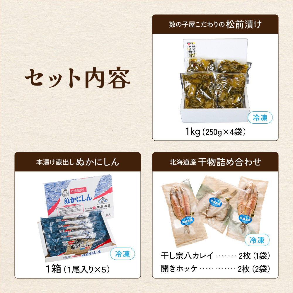 昭和レトロおつまみセット！！ 松前漬 松前漬け 糠にしん 干し魚 R200-008