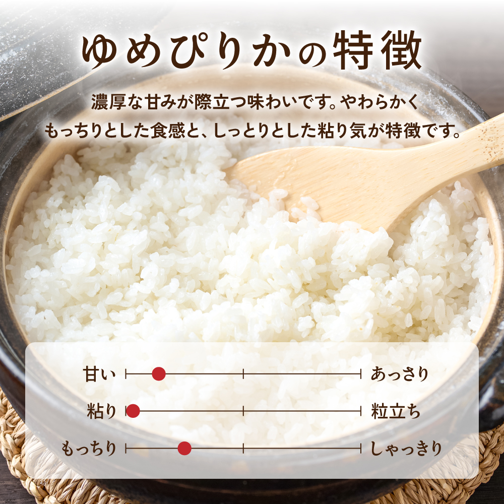 留萌市産米食べ比べセット 計10kg ゆめぴりか ななつぼし 各5kg  令和7年産 精米 米 こめ 北海道 おいしい 送料無料 おとりよせ セット 食べ比べ R037-005