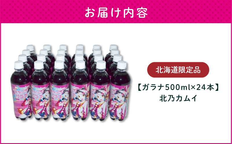 【ガラナ 500ml×24本】北乃カムイ 飲料 炭酸飲料 炭酸ドリンク 炭酸ジュース ジュース ガラナ ガラナドリンク ガラナジュース 炭酸 ソウルドリンク