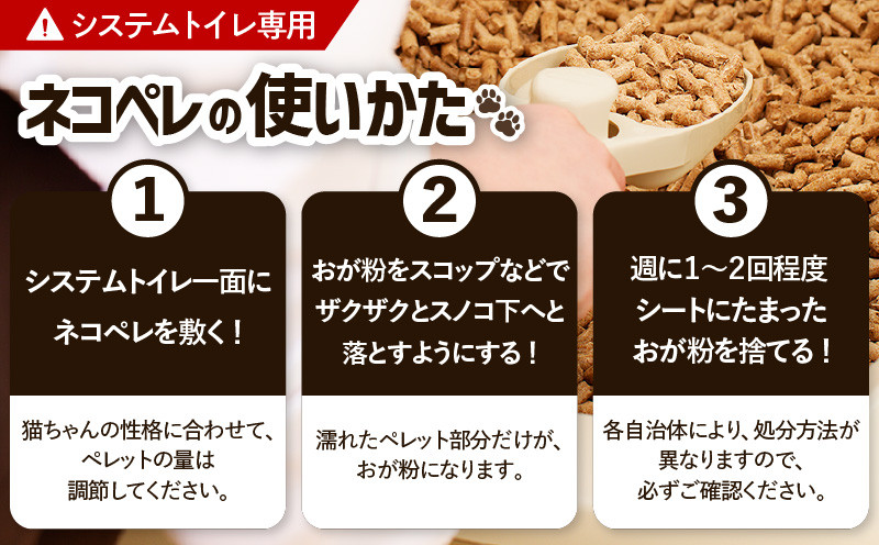 【5営業日以内に発送】【猫砂 ネコペレ 5kg×4袋】木質ペレット 袋タイプ ペット ペット用品 猫 ネコ ねこ トイレ用ペレット 掃除 お掃除 楽 簡単