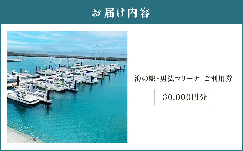 海の駅・勇払マリーナ　ご利用券 クーポン チケット 利用券 サービス券 旅行 券 旅 観光 海の駅 勇払マリーナ