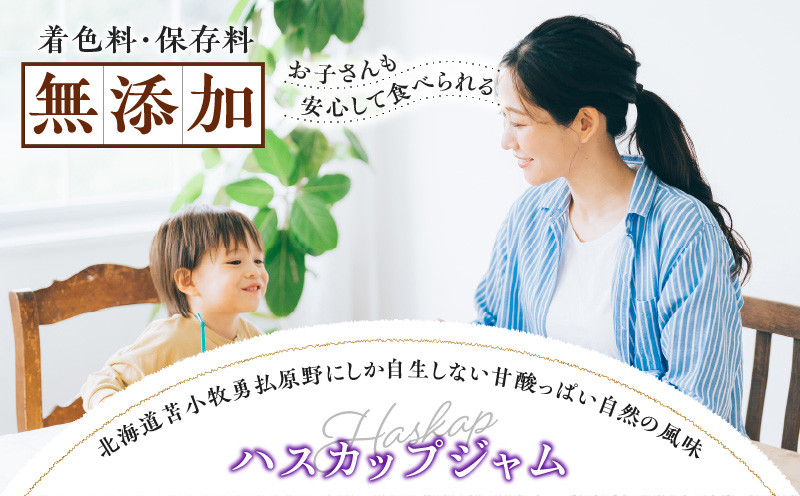 ニドムオリジナル　手作りハスカップジャム ジャム 果物 ハスカップ 無添加 手作り 北海道産 スイーツ パン カルシウム 鉄分
