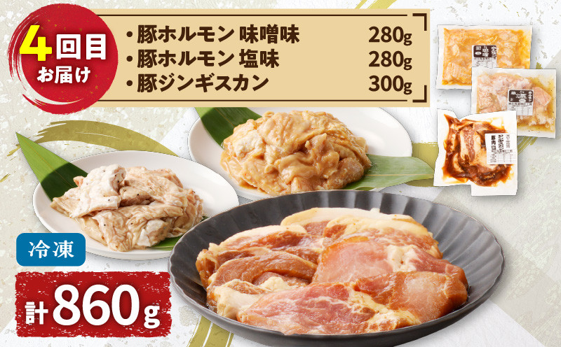 【全5回定期便】焼肉6種セット＋ジンギスカン4種セット 焼肉 焼き肉 ジンギスカン 肉 牛 豚 鶏 羊 ラム マトン