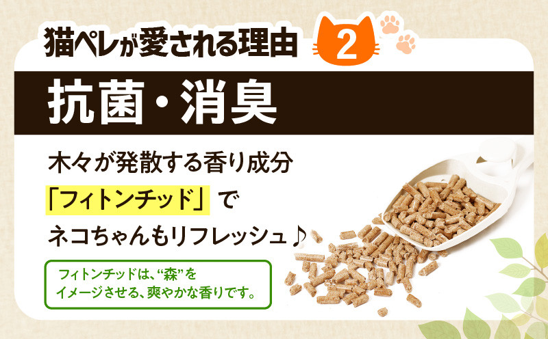 【5営業日以内に発送】【猫砂 ネコペレ 5kg×4袋】木質ペレット 袋タイプ ペット ペット用品 猫 ネコ ねこ トイレ用ペレット 掃除 お掃除 楽 簡単