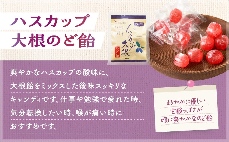 【5営業日以内に発送】【ハスカップ商品詰め合わせ】 HASKAP羊羹 ハスカップ ティーバッグ 濃縮顆粒 ロニセラ 大根 のど飴 ようかん フレーバーティー あめ