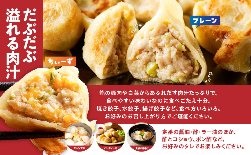 だぶだぶの肉汁をすすりたくなる餃子と餃子ちぃーず 2セット 餃子 ぎょうざ ギョウザ チーズ餃子 ちぃーず 惣菜 総菜 豚 豚肉 ぶた