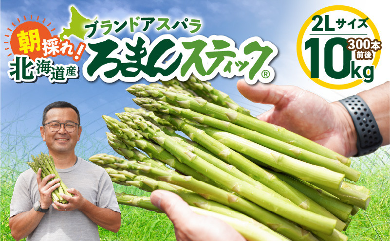 ロマンス農園 ろまんスティック 2Lサイズ 10kg アスパラガス 野菜 やさい 2Lサイズ 旨味 うま味 新鮮 やわらかい みずみずしい 糖度