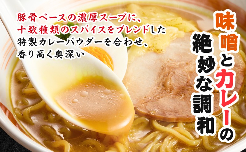 元祖とまこまい みそカレーラーメン×2箱 ラーメン みそカレー 豚骨 麺 スープ ご当地グルメ 老舗  苫食 ふるさと納税