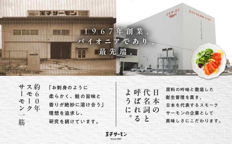 【期間限定 寄附額 12/31まで】【王子サーモン】小分けで便利！スモークサーモン切落し 200g×3パック（計600g） 魚 お魚 さかな 魚貝類 魚介類 サーモン スモークサーモン 惣菜 総菜 小分け