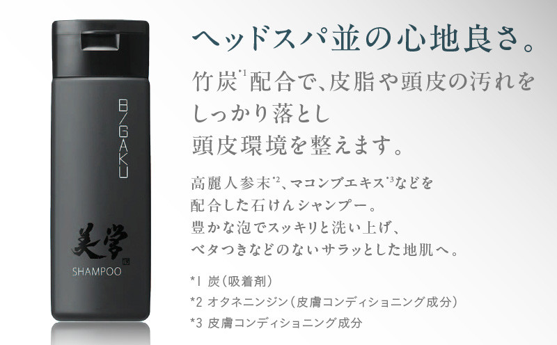 HABAメンズコスメ ブラックフォースシャンプー ヘアケア シャンプー 美容 頭皮 汚れ 頭皮環境 高麗人参 竹炭 マコンブエキス 石鹸シャンプー