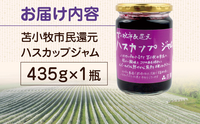 苫小牧市民還元 ハスカップジャム ハスカップ ジャム スイーツ フルーツ 無農薬 食パン ヨーグルト トースト クラッカー 甘い