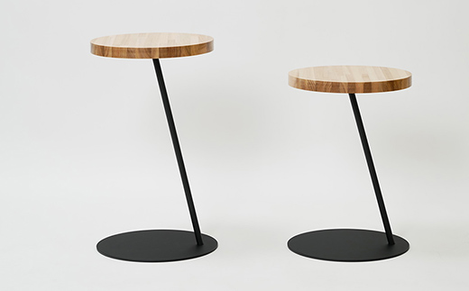 Circle side table（サークルサイドテーブル） サイドテーブル／ナイトテーブル H500 ブラック_集成材 EB8-0651 