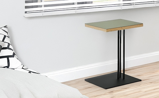 Rectangle side table （レクタングルサイドテーブル） ワークデスク H500 ブラック_オリーブ EB8-0635 