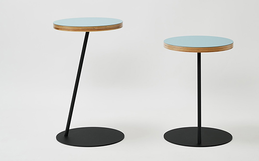 Circle side table（サークルサイドテーブル） サイドテーブル／ナイトテーブル H600 ブラック_アクアヴェール EB8-0664 
