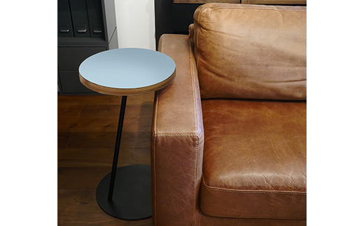 Circle side table（サークルサイドテーブル） サイドテーブル／ナイトテーブル H600 ブラック_アクアヴェール EB8-0664 