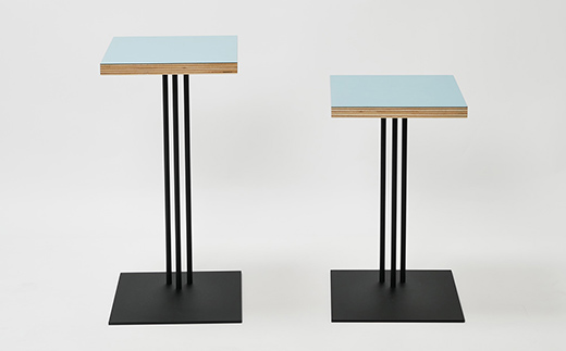 Rectangle side table （レクタングルサイドテーブル） ワークデスク H600 ブラック_アクアヴェール EB8-0644 
