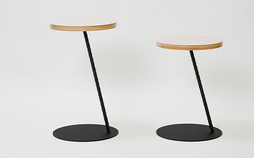 Circle side table（サークルサイドテーブル） サイドテーブル／ナイトテーブル H500 ブラック_パウダー EB8-0653 