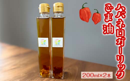 ハバネロガーリックごま油 200ml×2本  【2026年12月上旬より発送予定】 EB8-0428 