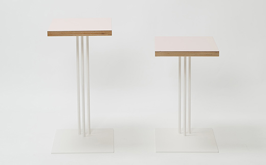 Rectangle side table （レクタングルサイドテーブル） ワークデスク H600 ホワイト_パウダー EB8-0647 