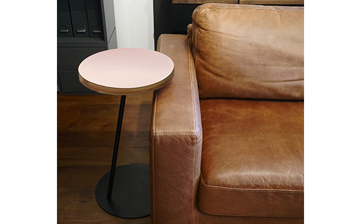 Circle side table（サークルサイドテーブル） サイドテーブル／ナイトテーブル H600 ブラック_パウダー EB8-0663 