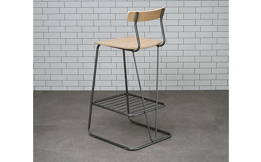 A-100Re （エ−ヒャクレ） HIGH CHAIR クリア_ナチュラル EB8-0629 