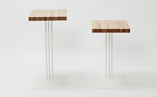 Rectangle side table （レクタングルサイドテーブル） ワークデスク H500 ホワイト_集成材 EB8-0632 