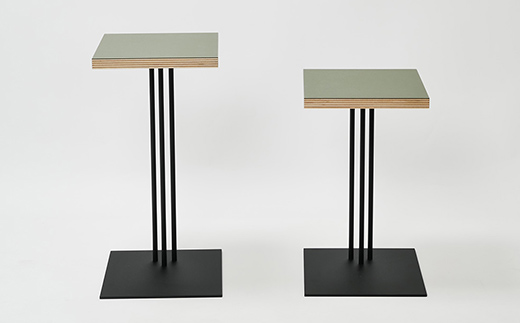 Rectangle side table （レクタングルサイドテーブル） ワークデスク H600 ブラック_オリーブ EB8-0645 