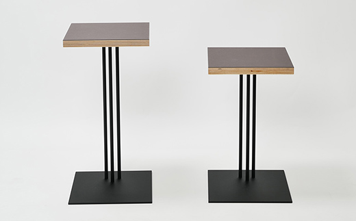 Rectangle side table （レクタングルサイドテーブル） ワークデスク H500 ブラック_モーブ EB8-0636 