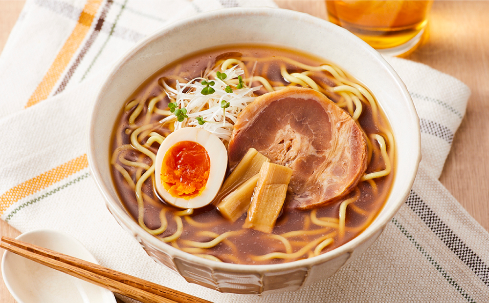 工場直送！！北海道産小麦１００％使用熟成ちぢれ乾燥ラーメン4食入り スープ付き EB8-0442