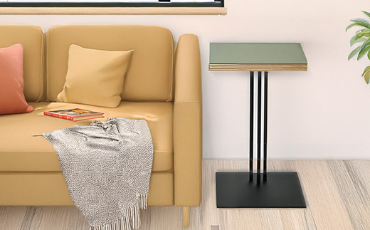 Rectangle side table （レクタングルサイドテーブル） ワークデスク H600 ブラック_集成材 EB8-0641 