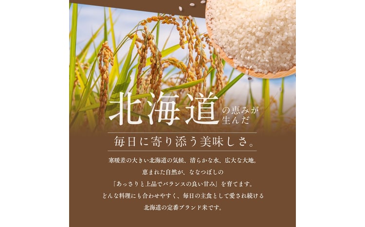 令和7年産 金王冠 無洗米 北海道産 ななつぼし 10kg (5kg×2) 特A 白米 お米 こめ EB8-0524 