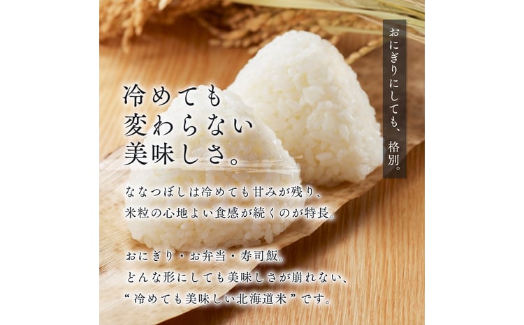 【定期便全2回】令和7年産 金王冠 精米 北海道産 ななつぼし 10kg (5kg×2) 特A 白米 お米 こめ EB8-0503 