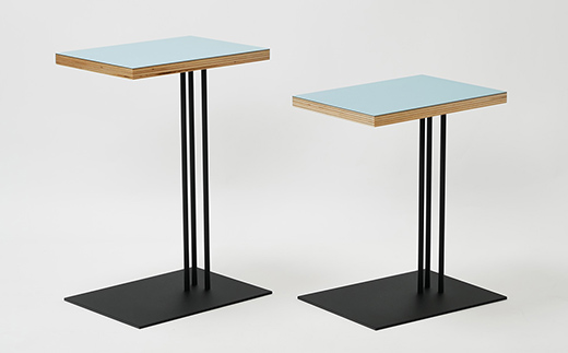 Rectangle side table （レクタングルサイドテーブル） ワークデスク H600 ブラック_アクアヴェール EB8-0644 