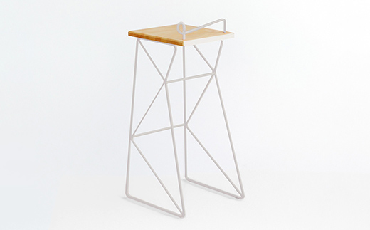 AYATORI（アヤトリ）　CHAIR（取手付）ホワイト EB8-0569 