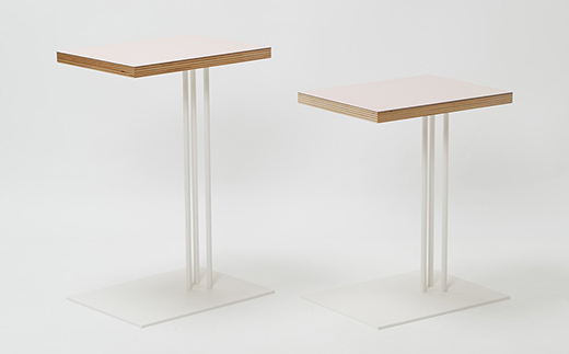 Rectangle side table （レクタングルサイドテーブル） ワークデスク H600 ホワイト_パウダー EB8-0647 