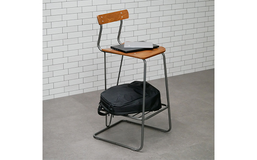 A-100Re （エ−ヒャクレ） HIGH CHAIR ブラック_ブラウン EB8-0626 
