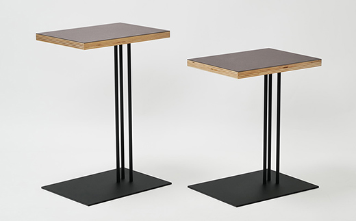 Rectangle side table （レクタングルサイドテーブル） ワークデスク H600 ブラック_モーブ EB8-0646 