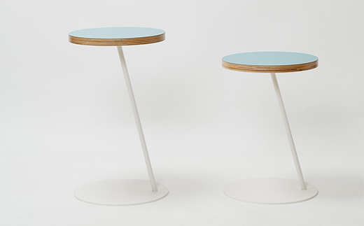 Circle side table（サークルサイドテーブル） サイドテーブル／ナイトテーブル H500 ホワイト_アクアヴェール EB8-0658 