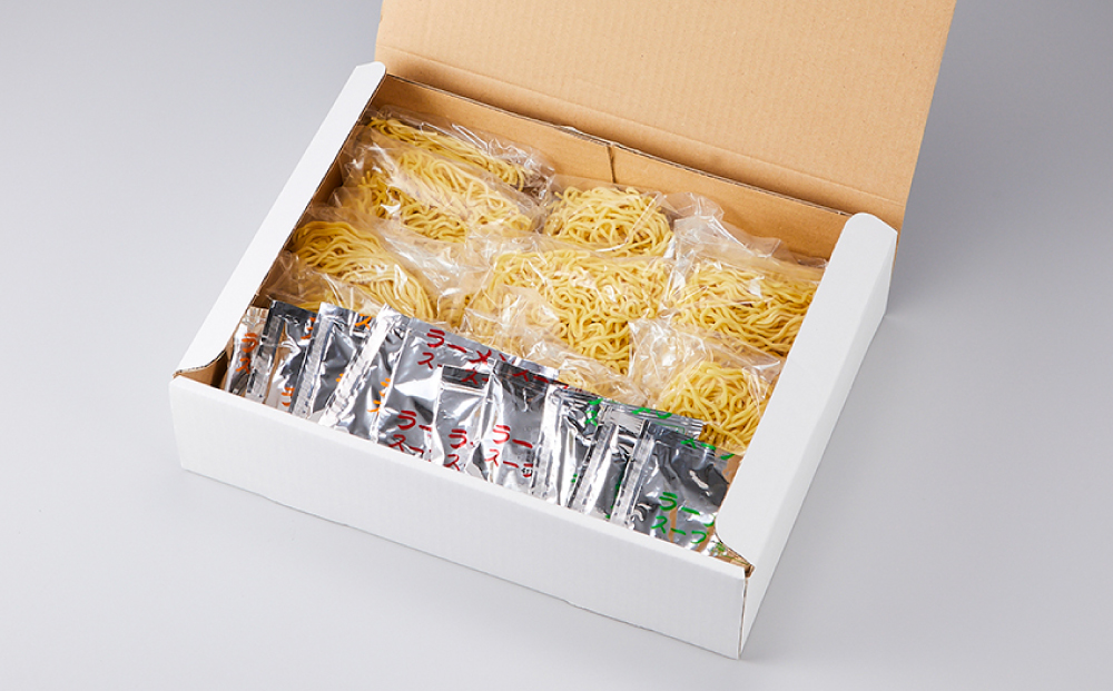 工場直送！！北海道産小麦１００％使用熟成ちぢれ生ラーメン10食入り スープ付き EB8-0440
