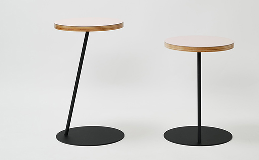 Circle side table（サークルサイドテーブル） サイドテーブル／ナイトテーブル H500 ブラック_パウダー EB8-0653 
