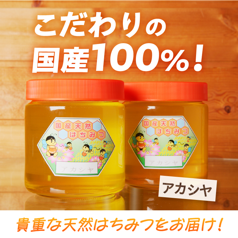 【北海道滝川産】高見養蜂場の純粋はちみつ(アカシヤ600g×2本)｜国産 日本製 天然 無添加 純粋 非加熱 生はちみつ ミツバチ ハニー 栄養 健康 美容 ビタミン ミネラル 抗生物質 プロポリス アミノ酸 濃厚 ギフト 贈答