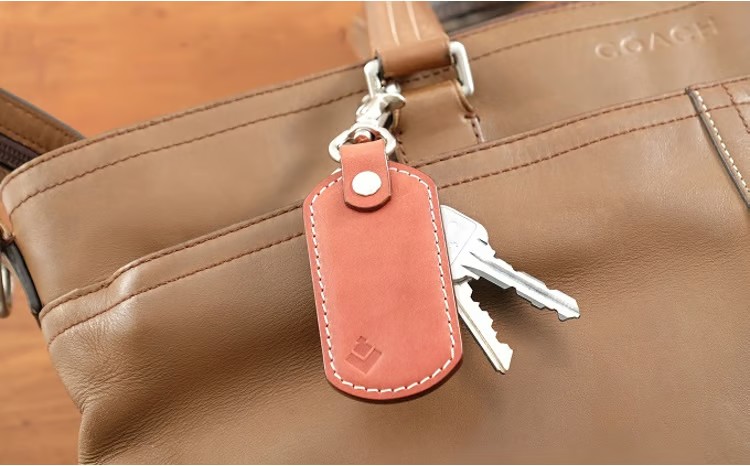 牛革 シンプルキーホルダー ブラウン | 本革 レザー 革製品 鍵 ナスカン 男女兼用 メンズ レディース 革小物 日本製 北海道 滝川市