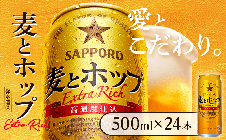 麦とホップ500ml×24本【930210143】