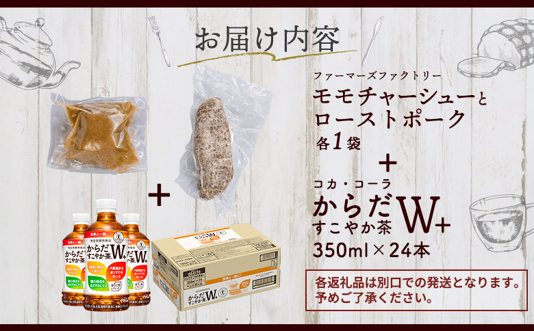 モモチャーシュー＆ローストポークとからだすこやか茶のセット【C9901101】