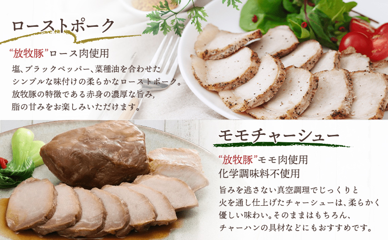 モモチャーシュー＆ローストポークとからだすこやか茶のセット【C9901101】