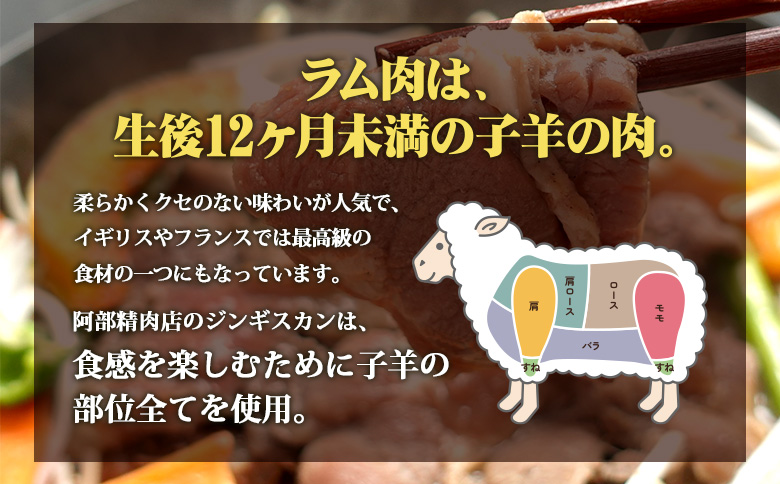 味付きジンギスカン300g×3個（計900g)【16002502】