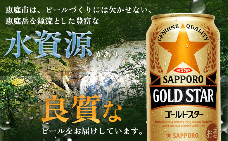 『定期便：全3回』GOLDSTAR350ml×24本 ゴールドスター【880100051903】