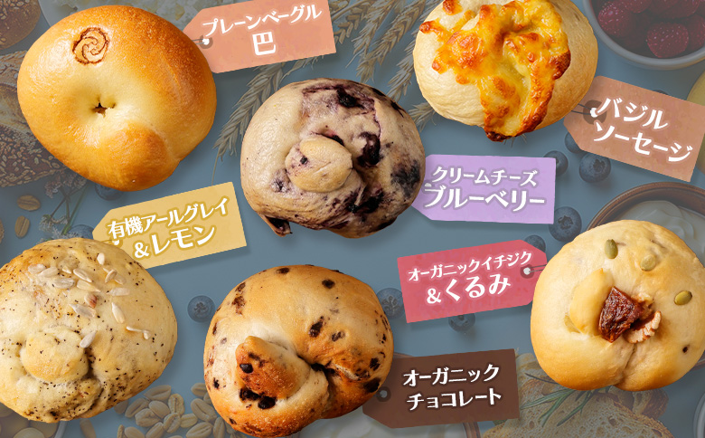 【定期便：全３回】トモヱベーグル ギフトセット「北の麦輪（むぎわ）１８個セット」【33000802】