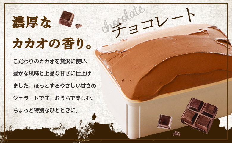 ジェラテリアGigiのイタリアンジェラート 『チョコレート』1000ml【43014901】